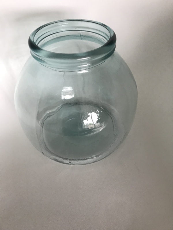 Eco vaas, gerecyceld glas